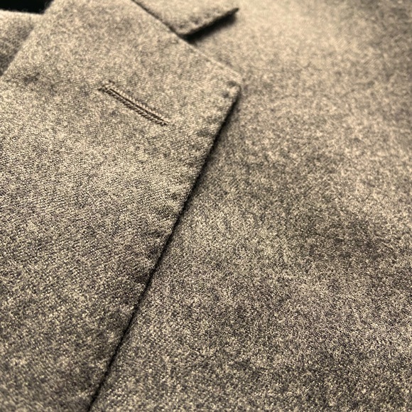 J. Crew Crosby Fit Grey Flannel Suit (Vitale Barberis Canonico Wool) (1 LEFT) - Picture 2 of 6